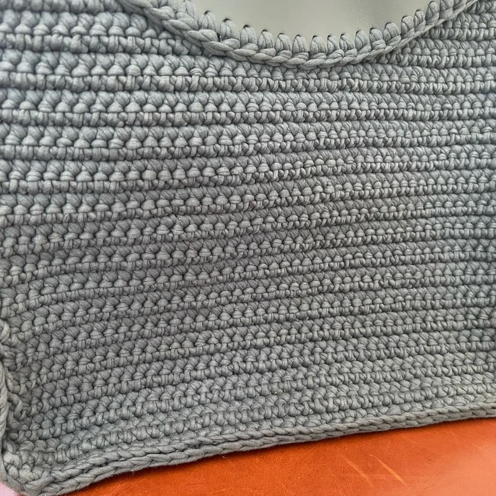 Mizele Handmade Leather & Knit Bag - Picture 7 of 13